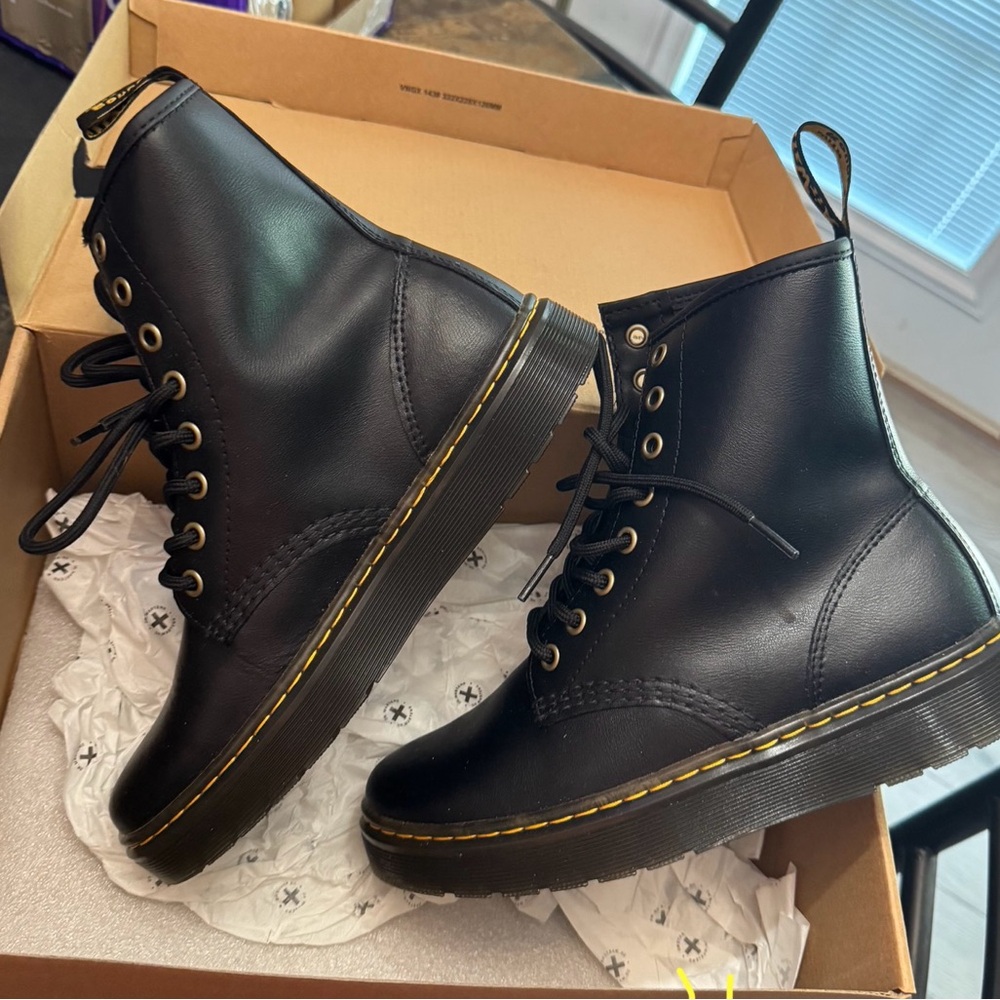 Dr. Martens Black Combat Boots